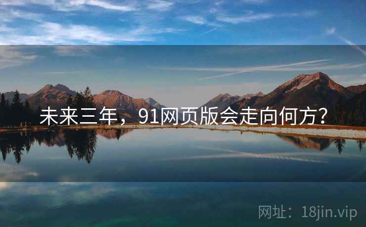 未来三年，91网页版会走向何方？