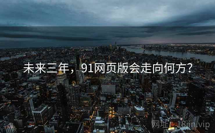 未来三年，91网页版会走向何方？