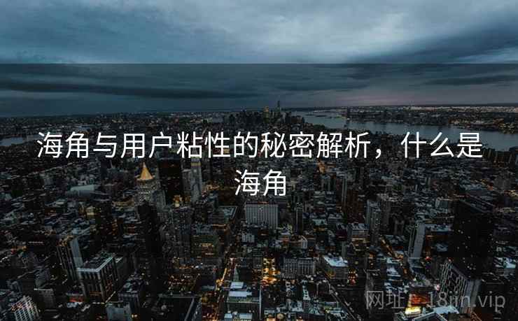 海角与用户粘性的秘密解析，什么是海角