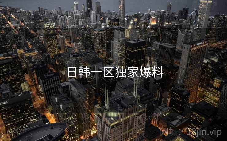 日韩一区独家爆料 日韩一区独家爆料