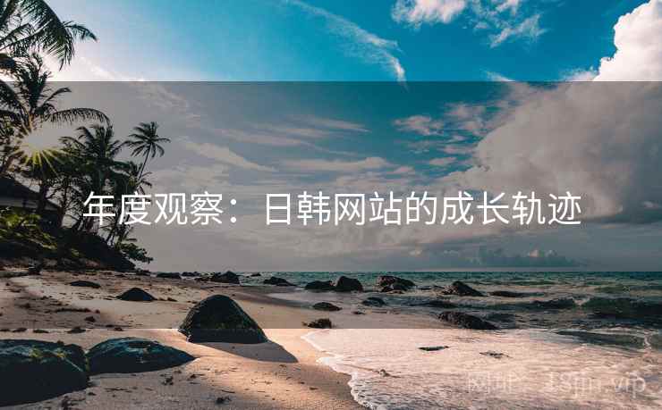 年度观察：日韩网站的成长轨迹